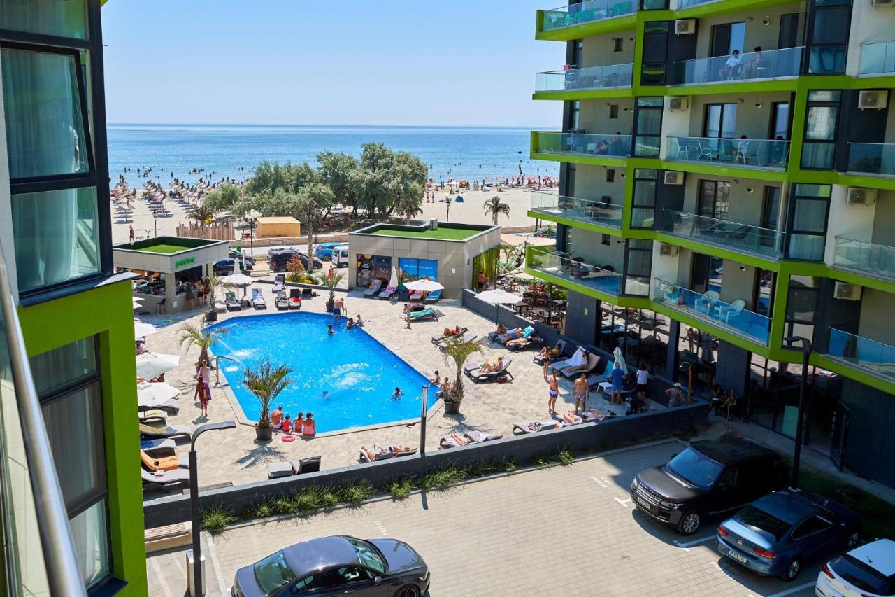 Crazy Sea View 1Br Apartment Spa Pools Resort Mamaia Kültér fotó