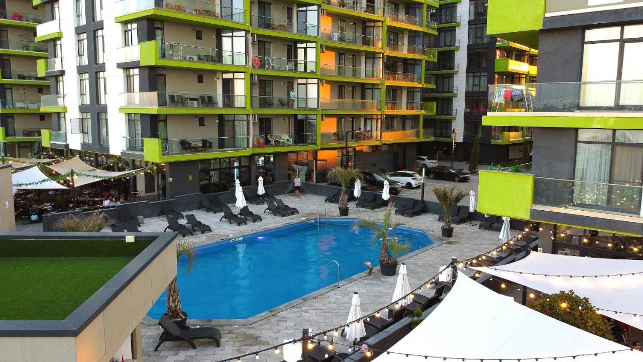 Crazy Sea View 1Br Apartment Spa Pools Resort Mamaia Kültér fotó